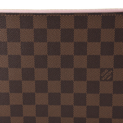 Louis Vuitton Damier Ebene Neverfull MM GM Pochette Rose Ballerine 10 of 10