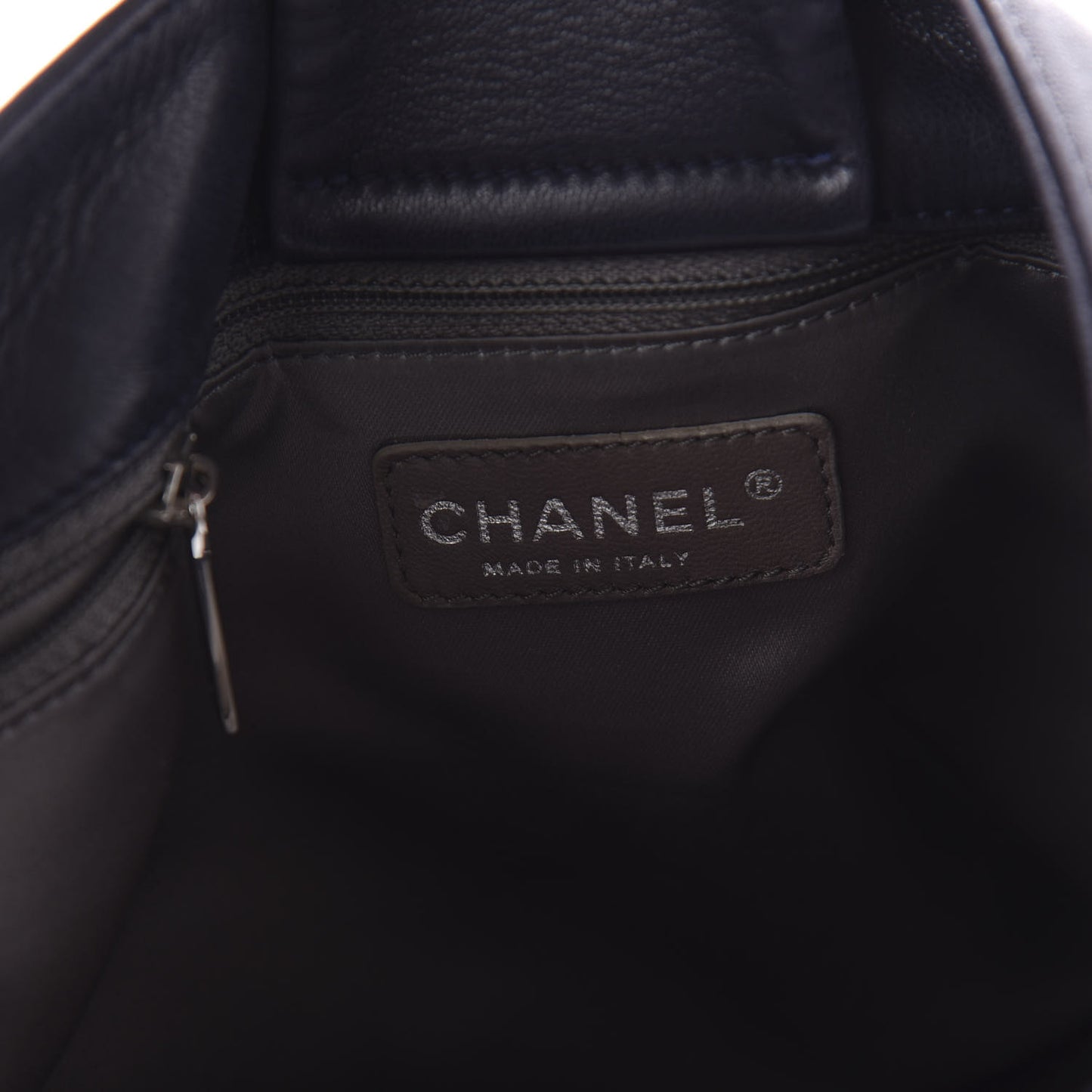 Lambskin Pearl Obsession Tote Navy