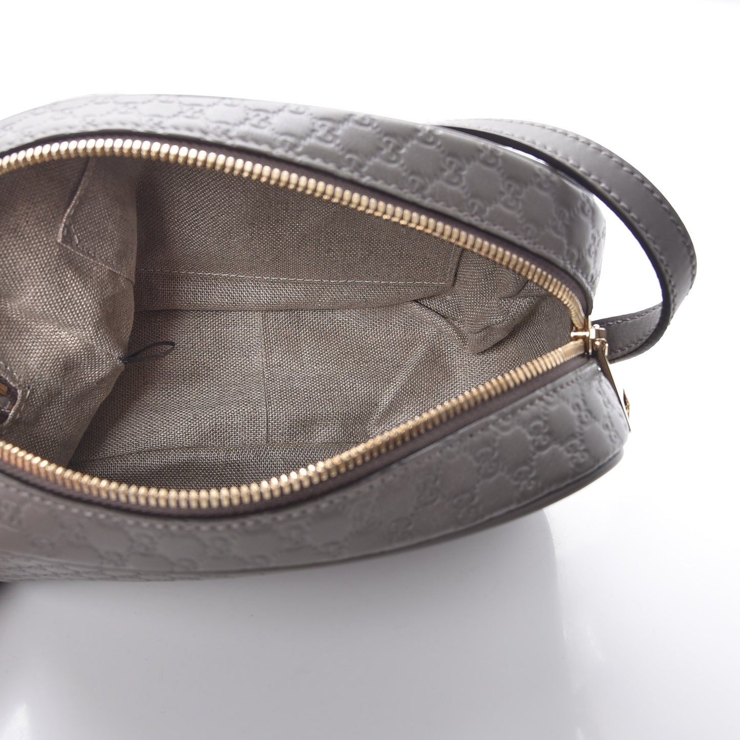 Microguccissima Mini Bree Messenger Bag Grey