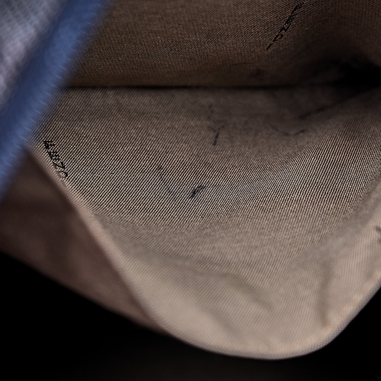 Denim Messenger Bag Blue