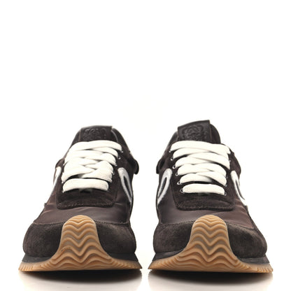 Loewe Nylon Suede Flow Runners Sneakers 37 Shitake 3 of 7