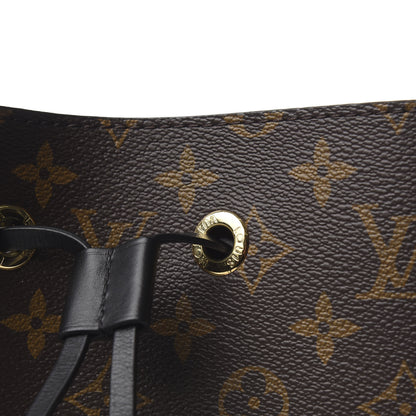 Louis Vuitton Monogram Neonoe MM Black 9 of 9