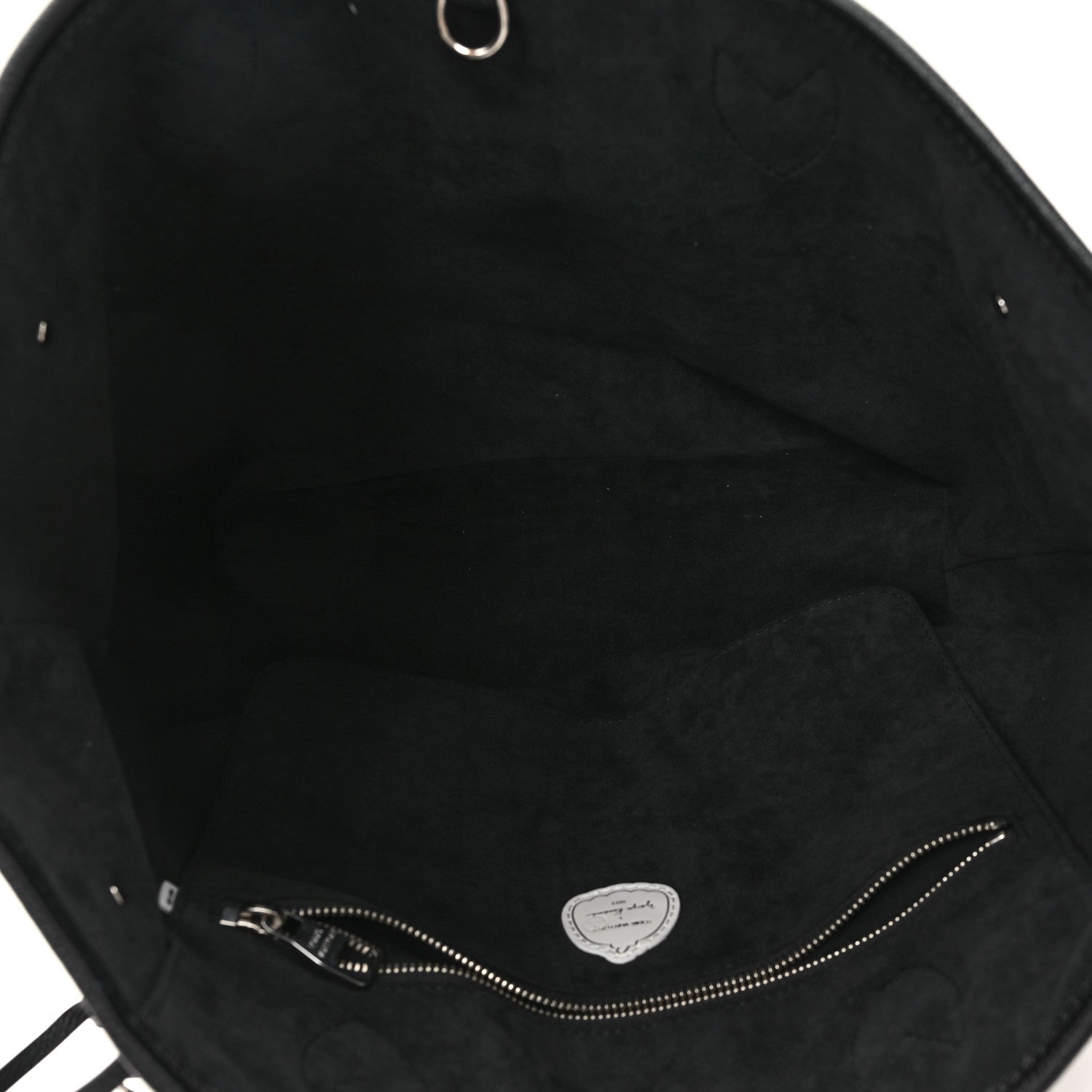 Louis Vuitton LV X YK Empreinte Neverfull MM Black White 6 of 11