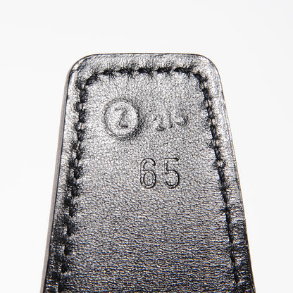 Hermes Box Courchevel Reversible Horsebit H 32mm Belt Noir Gold 85 4 of 5