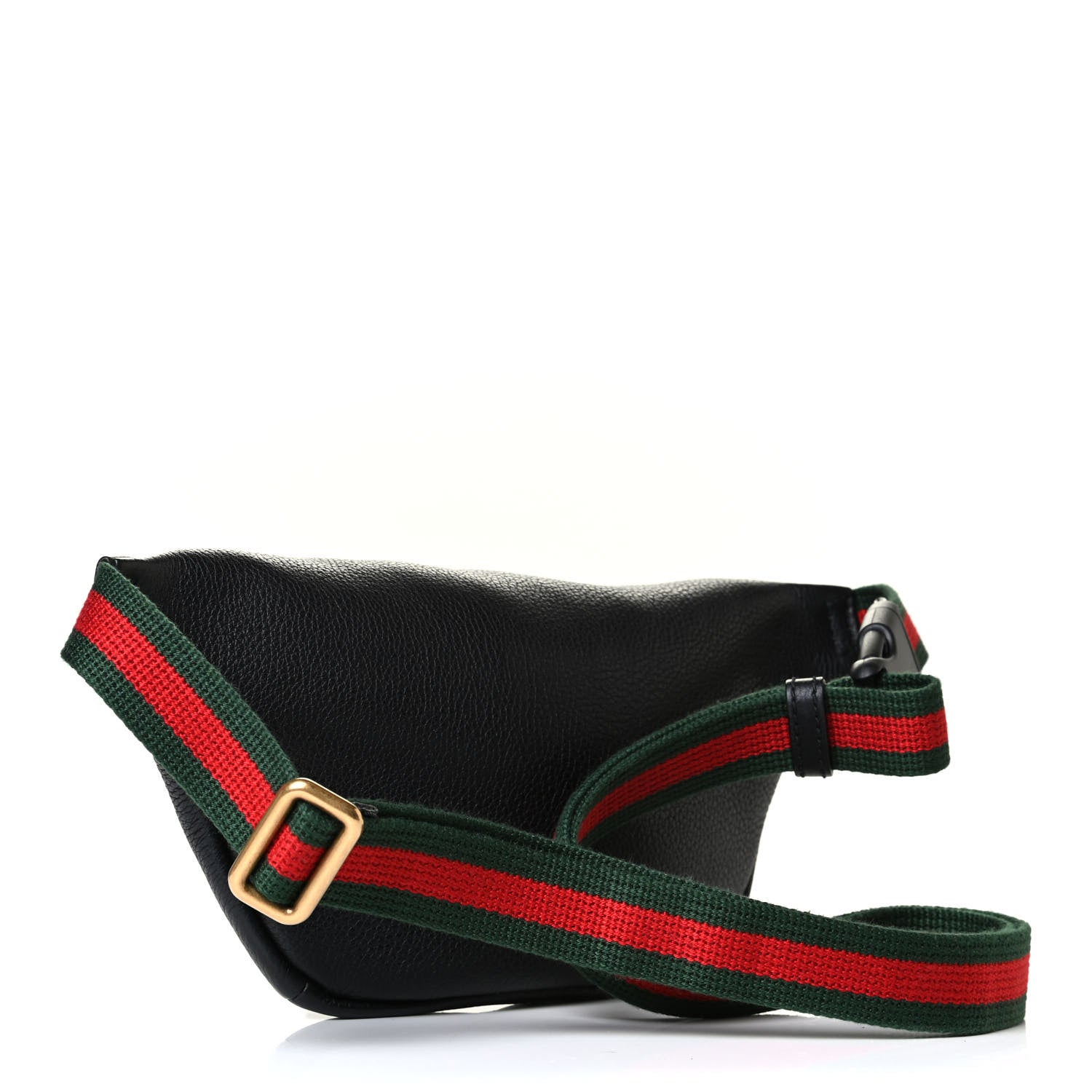 Gucci Grained Calfskin Small Logo Belt Bag Black 2 of 7