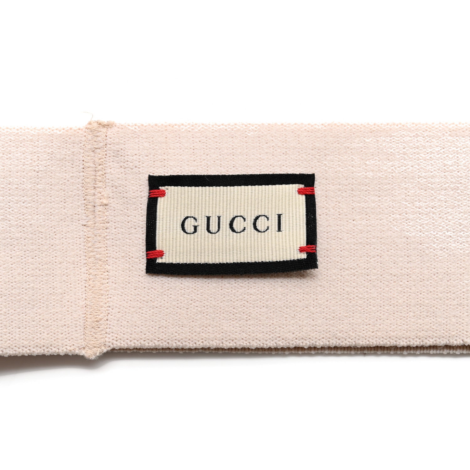 Gucci Cotton Elastic Gucci Logo Headband White 4 of 5