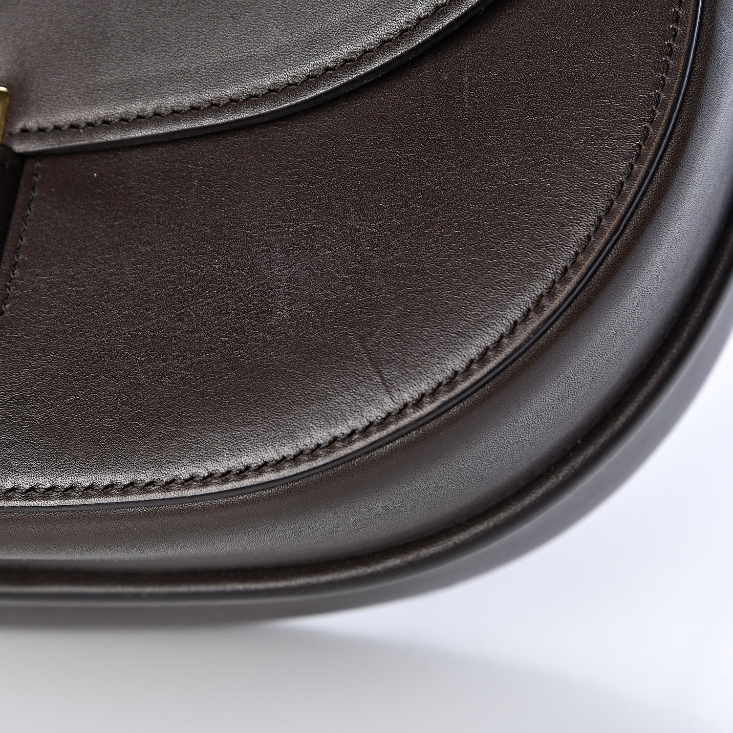 Celine Supersoft Calfskin Medium Trotteur Wood 18 of 21