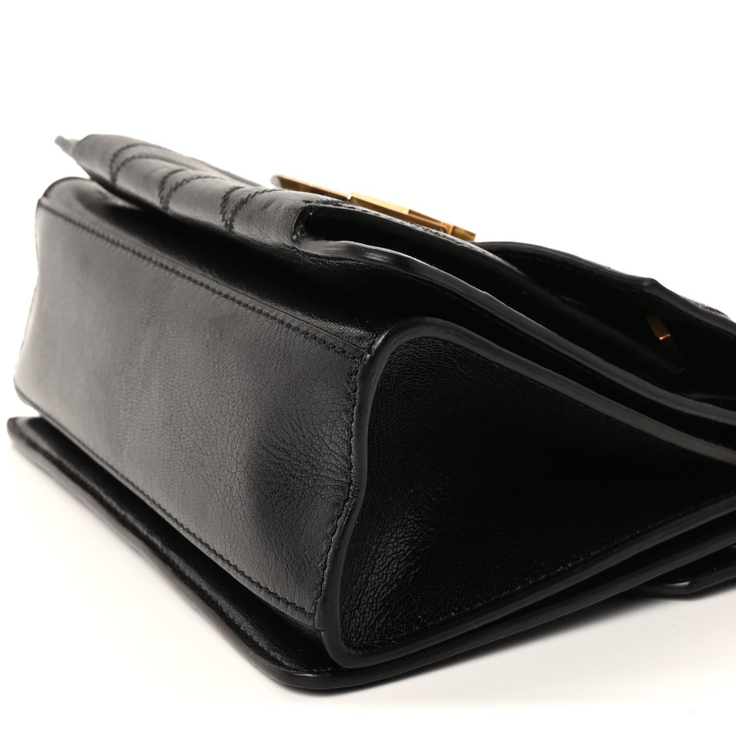 Givenchy Goatskin Quilted Small GV3 Shoulder Bag  Black 7 of 8