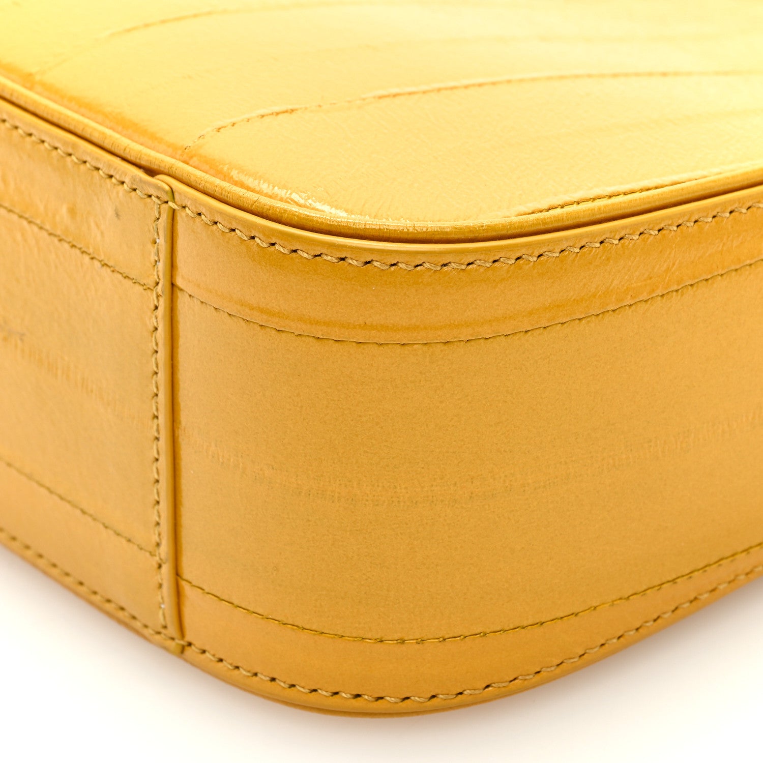 Saint Laurent Eelskin Le 5 A 7 Hobo Mimosa Yellow 8 of 8