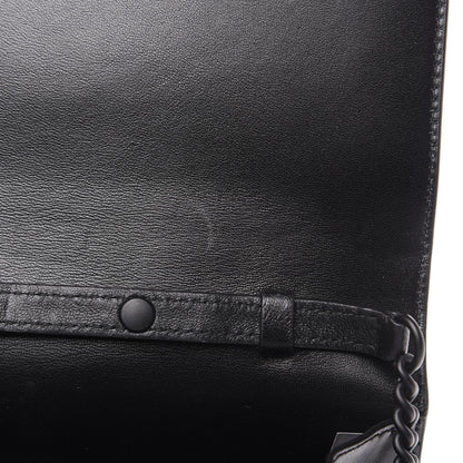 Balenciaga Smooth Calfskin B Wallet on Chain Black 9 of 10