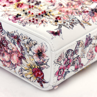 Christian Dior Calfskin Embroidered Butterfly Printed Lady D-Joy Multicolor 9 of 13