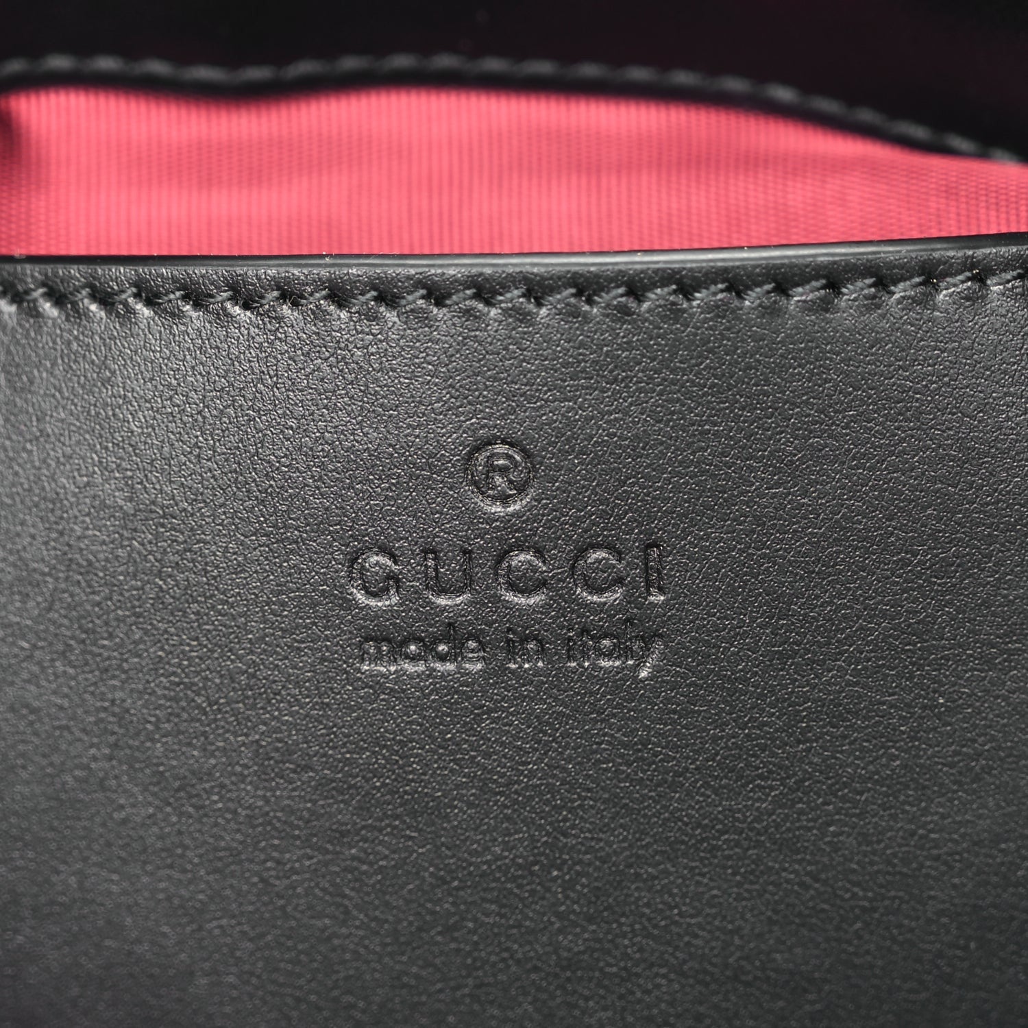 Gucci Calfskin Matelasse Chevron Small GG Marmont Shoulder Bag Black 5 of 10