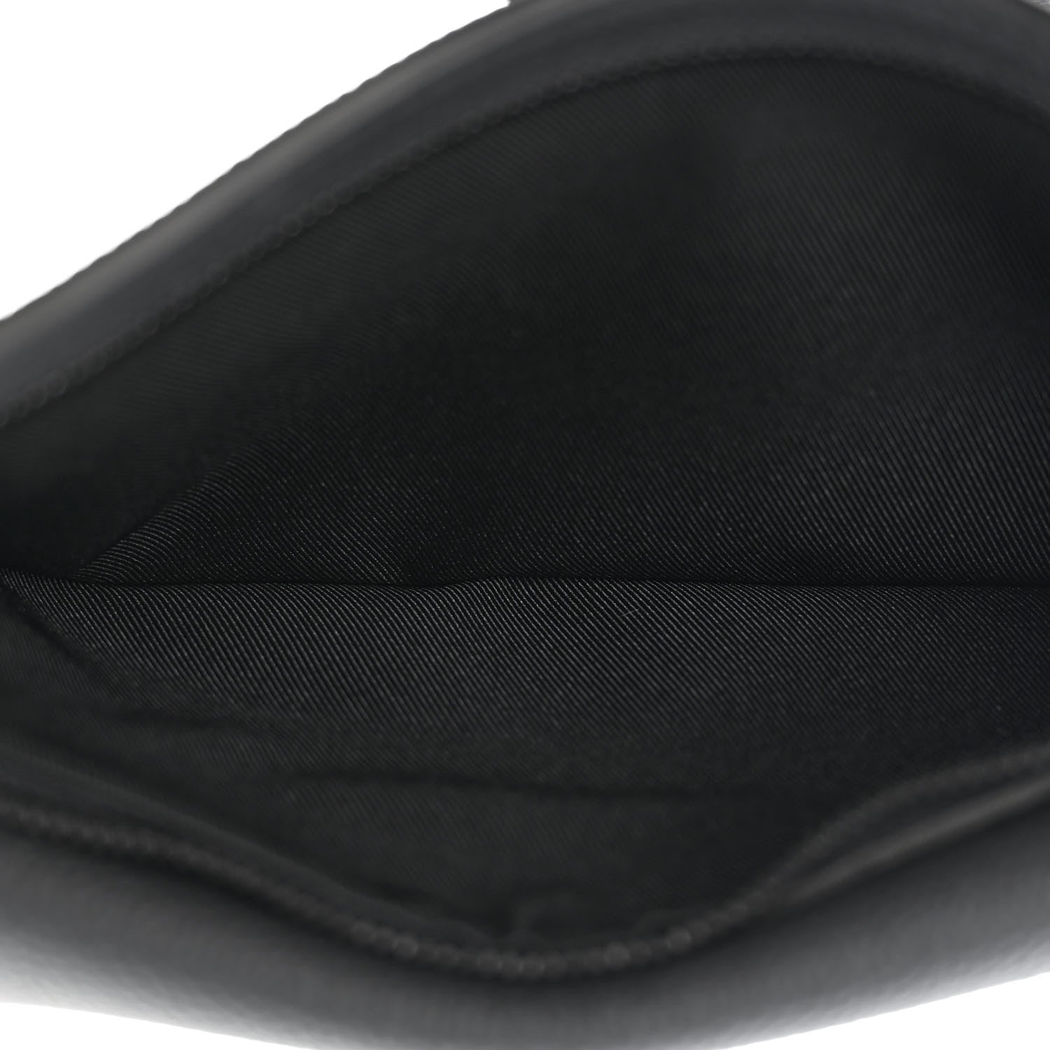 Louis Vuitton Grained Calfskin Aerogram Takeoff Sling Black 4 of 12