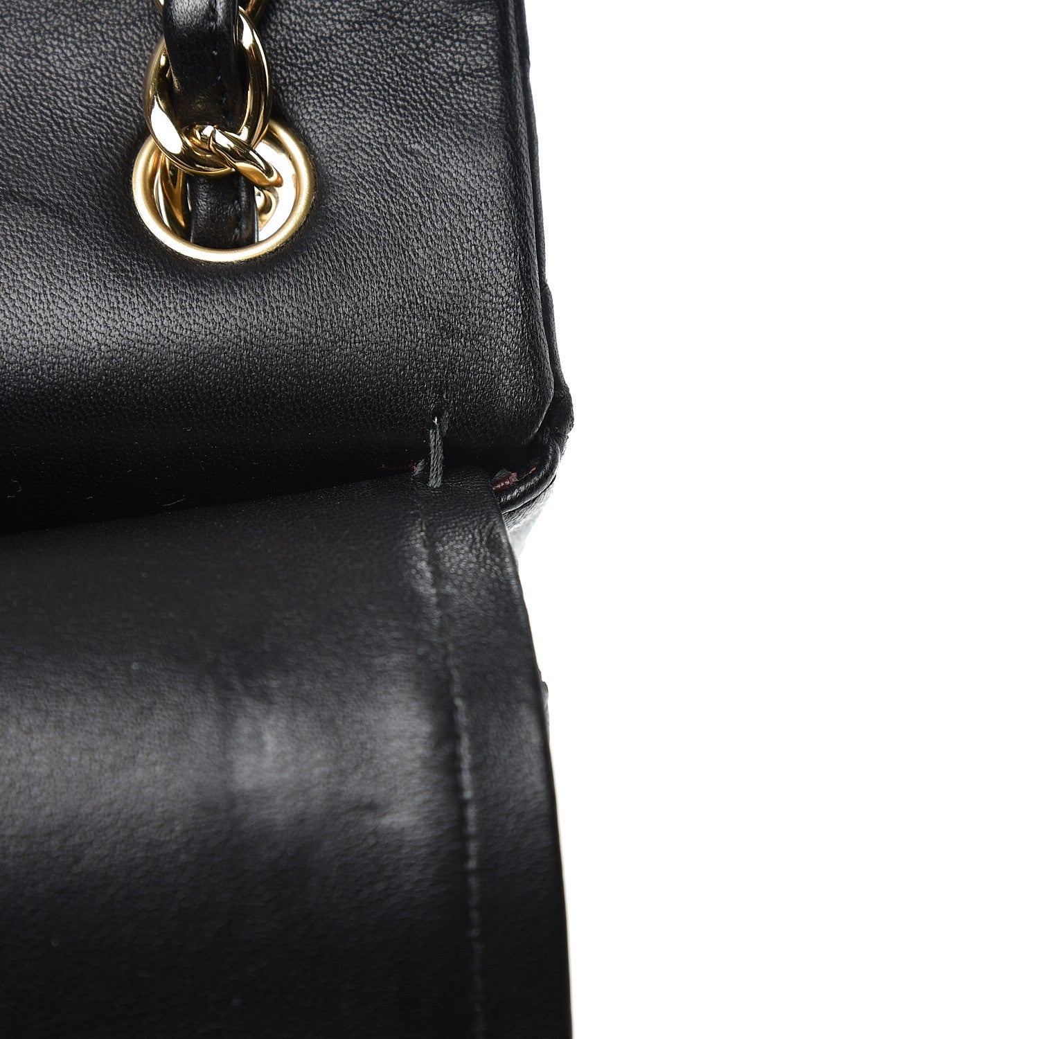 Chanel Lambskin Quilted Jumbo Double Flap Black 13 of 13