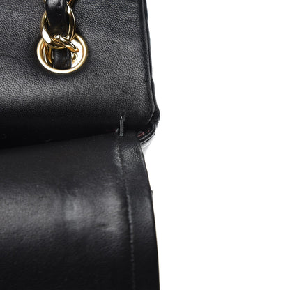 Chanel Lambskin Quilted Jumbo Double Flap Black 13 of 13