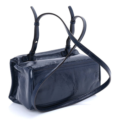 Givenchy Crinkled Patent Mini Pandora Navy 2 of 8