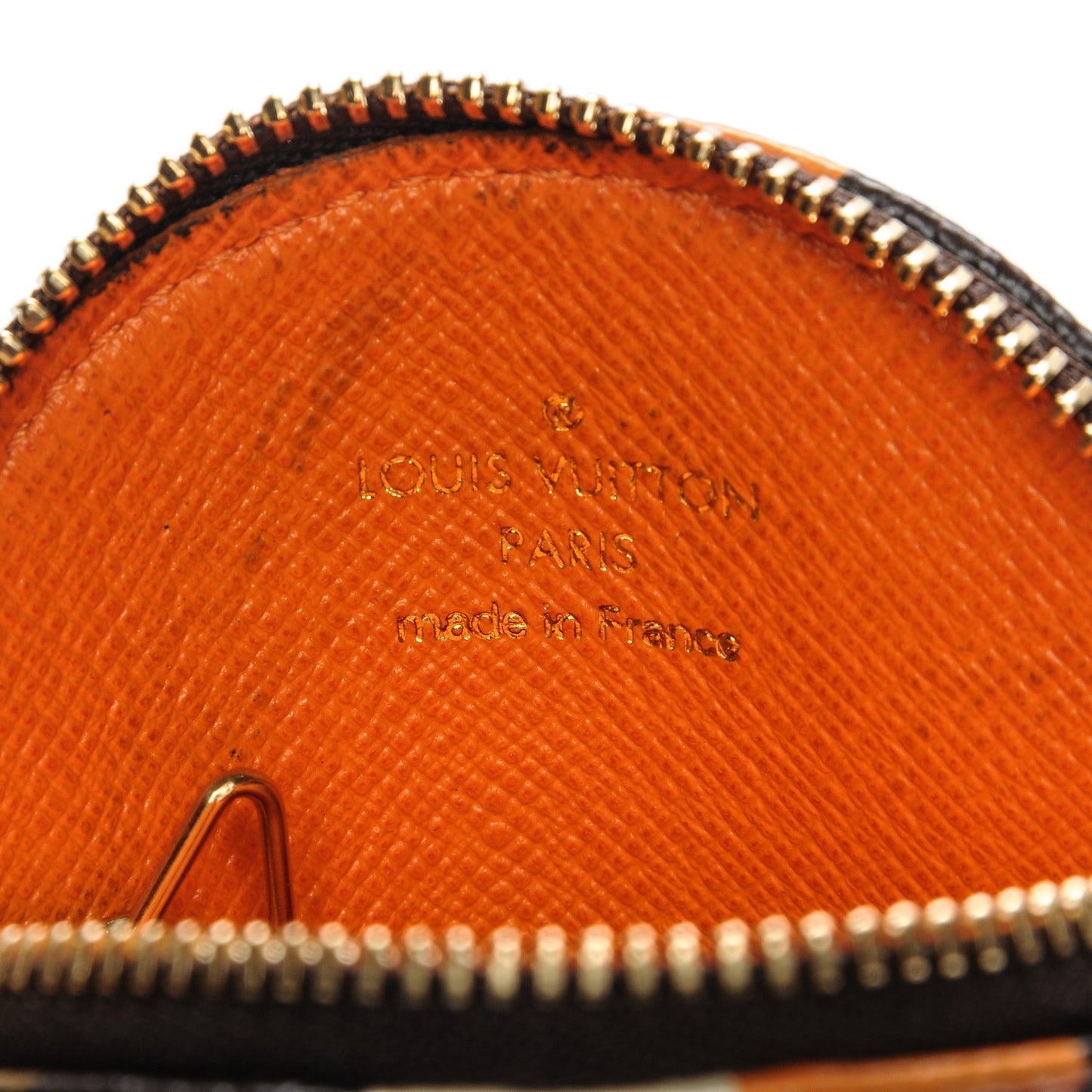 Monogram Groom Round Coin Purse