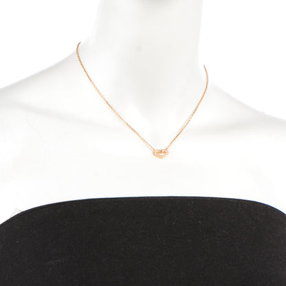 Cartier 18K Yellow Gold Diamond Hearts And Symbols Pendant Necklace 2 of 4