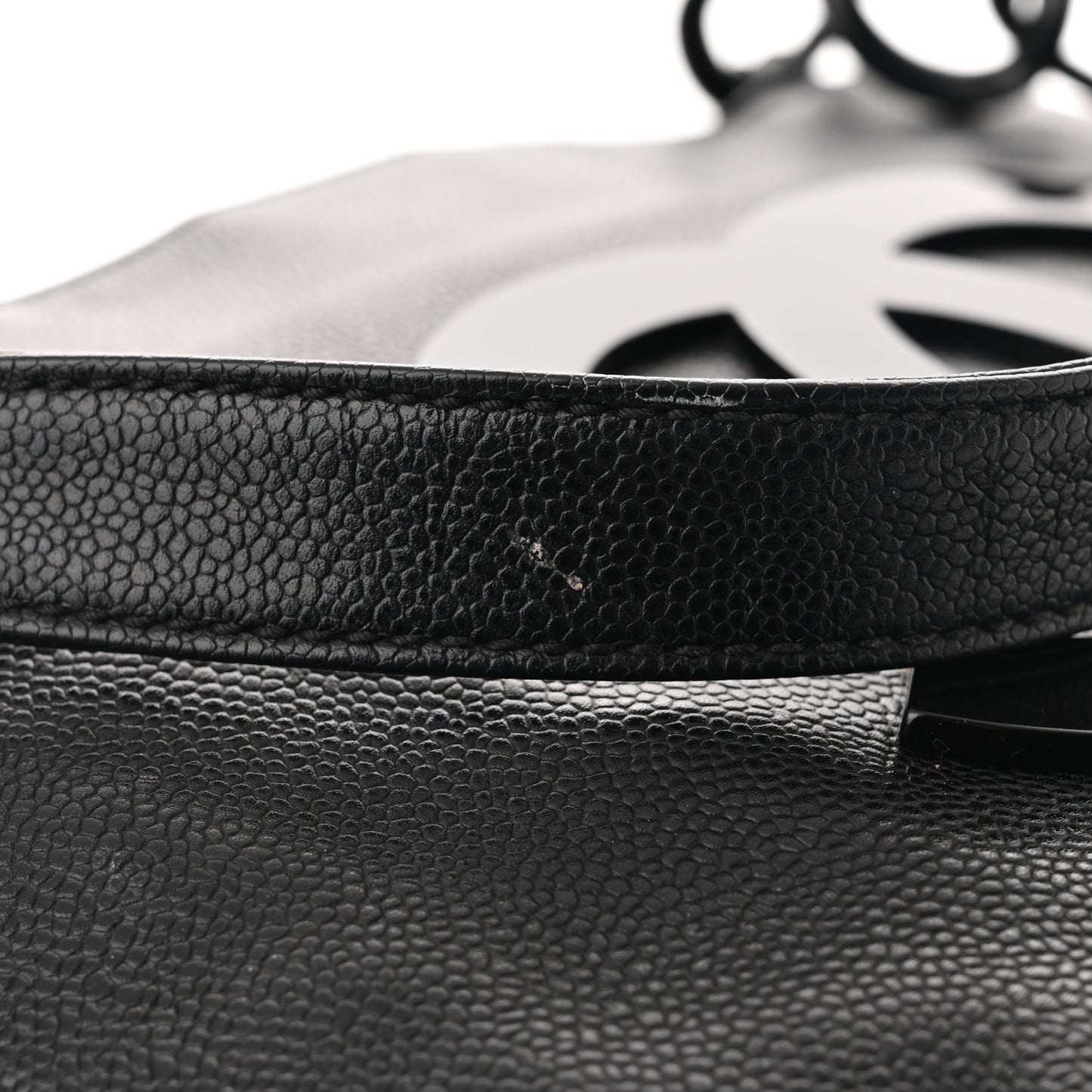 Caviar Bekko Chain Tote Black