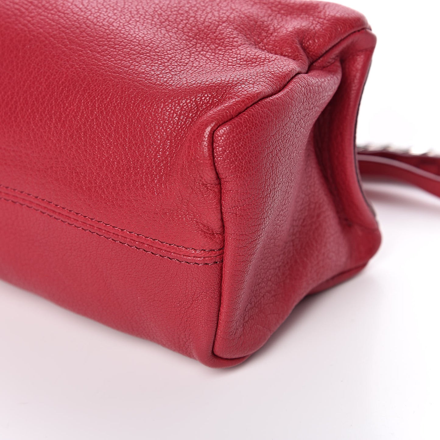 Sugar Goatskin Pandora Wristlet Raspberry