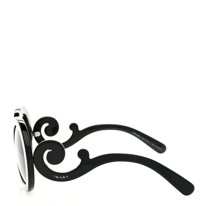 Prada Baroque Sunglasses SPR 27N Black 3 of 8