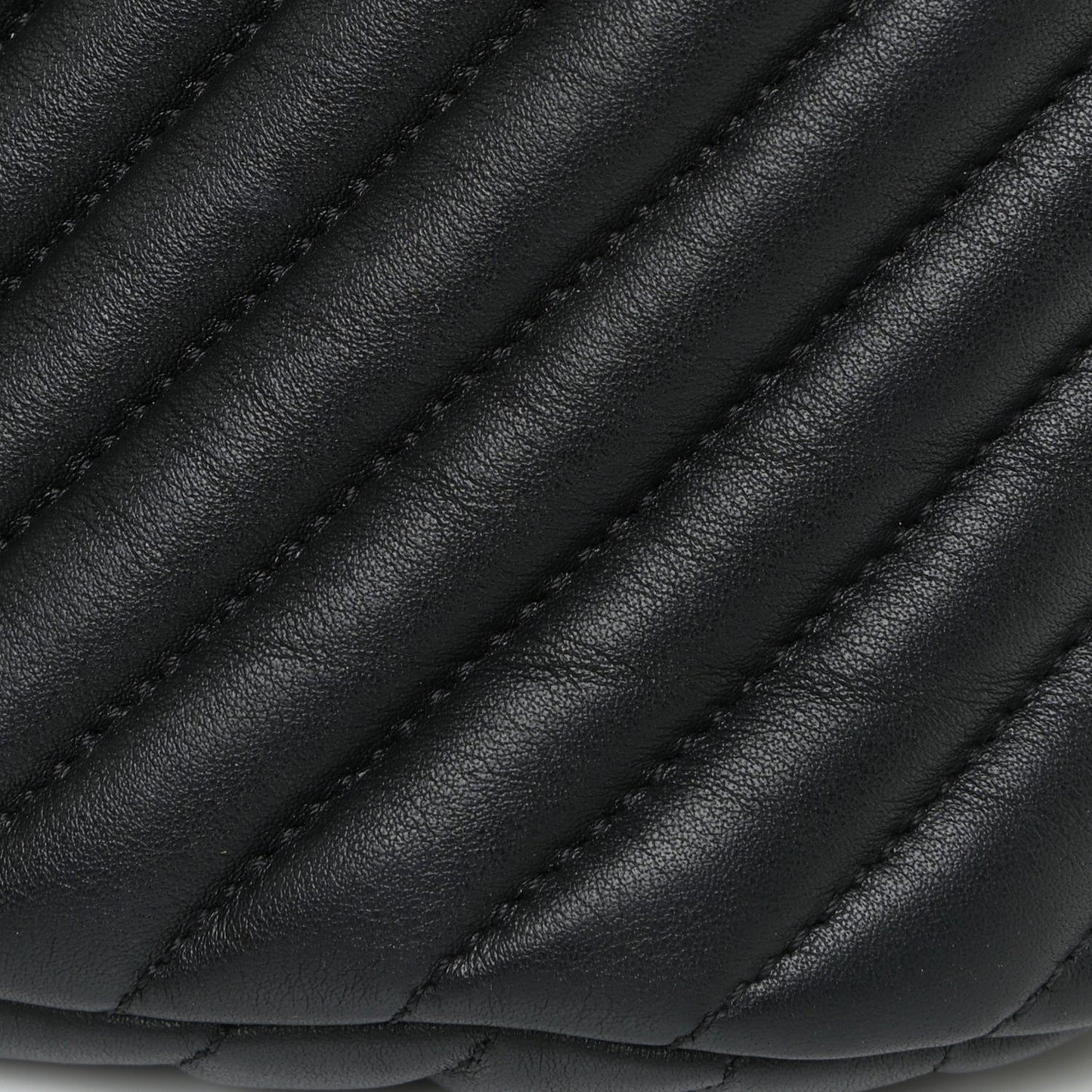 Calfskin Chevron Quilted Small Urban Spirit Backpack Black