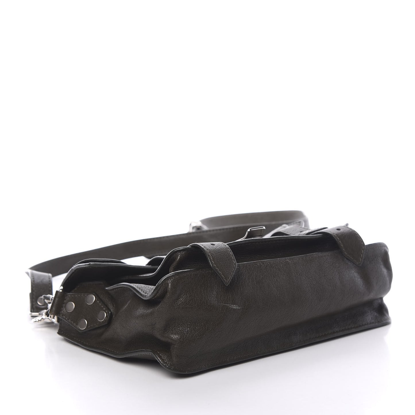 Lambskin Tiny PS1 Satchel Military