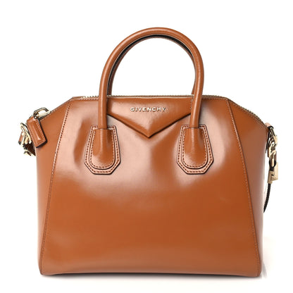 Givenchy Shiny Lord Calfskin Small Antigona Camel 1 of 8