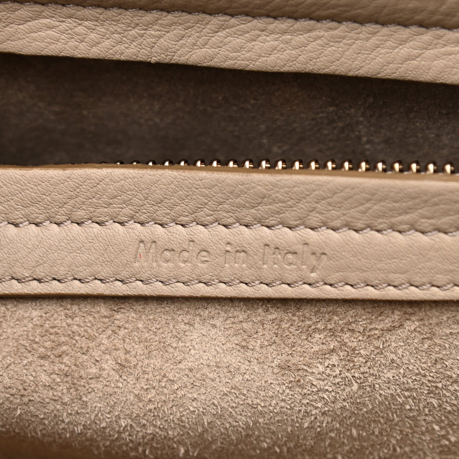 Celine Supple Calfskin Medium Phantom Luggage Beige 6 of 10