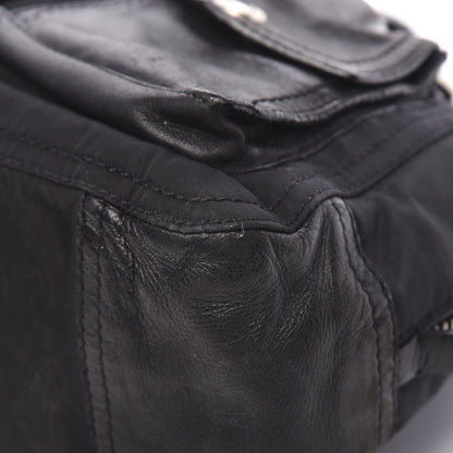 Prada Nappa Tessuto Nylon Shoulder Bag Black 8 of 11