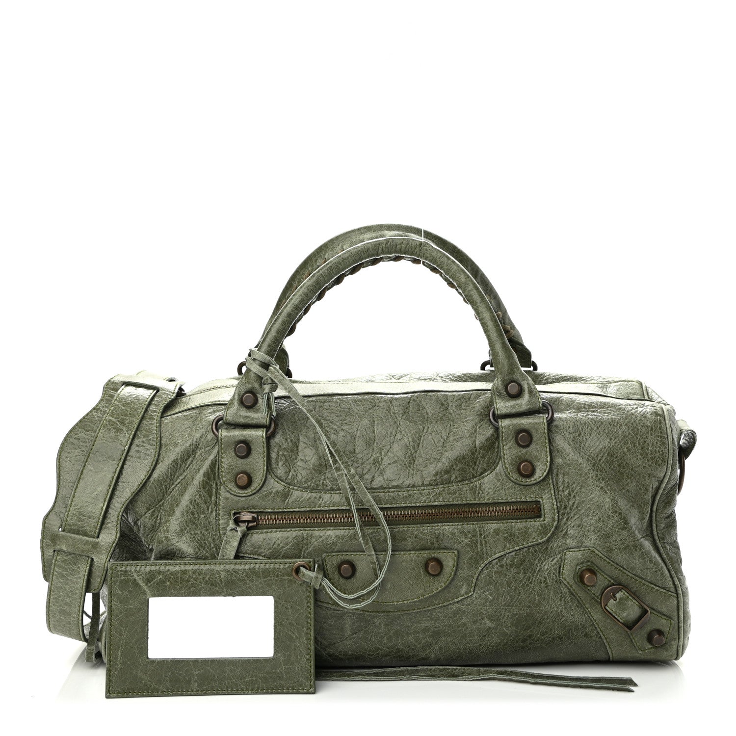 Balenciaga Agneau Classic Hardware Twiggy Vert Thyme 1 of 12