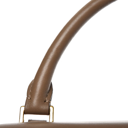 Celine Smooth Calfskin Medium Trapeze Taupe 8 of 13