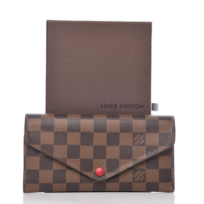 Louis Vuitton Damier Ebene Josephine Wallet Red 25 of 25