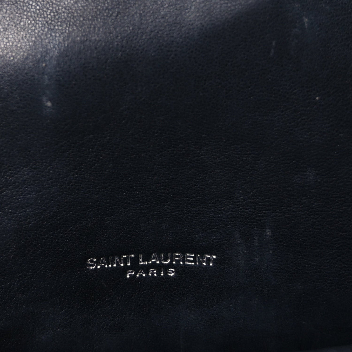 Lambskin Quilted Small Loulou Puffer Monogram Chain Satchel Black