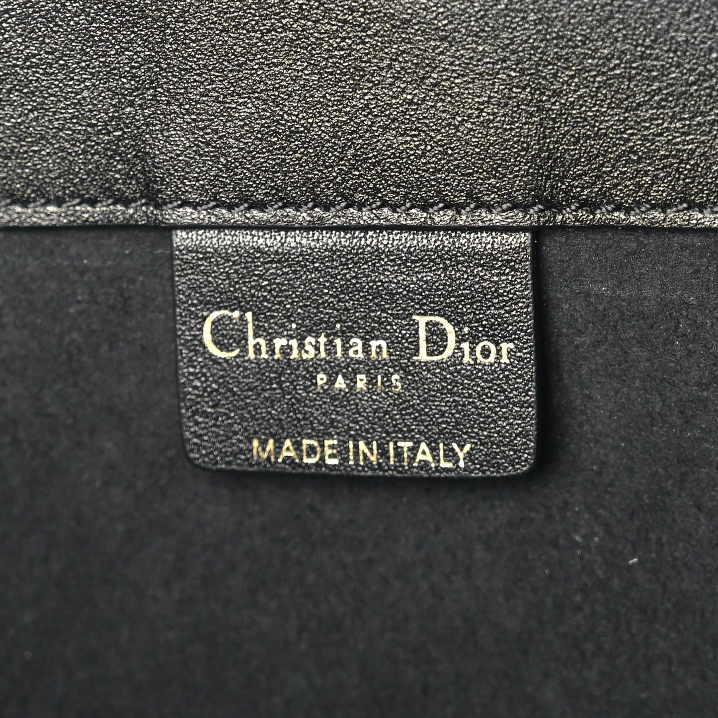 Calfskin Embossed Medium Book Tote Black