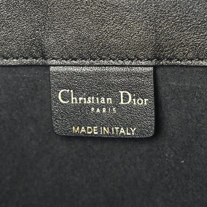 Christian Dior Calfskin Embossed Medium Book Tote Black 5 of 8