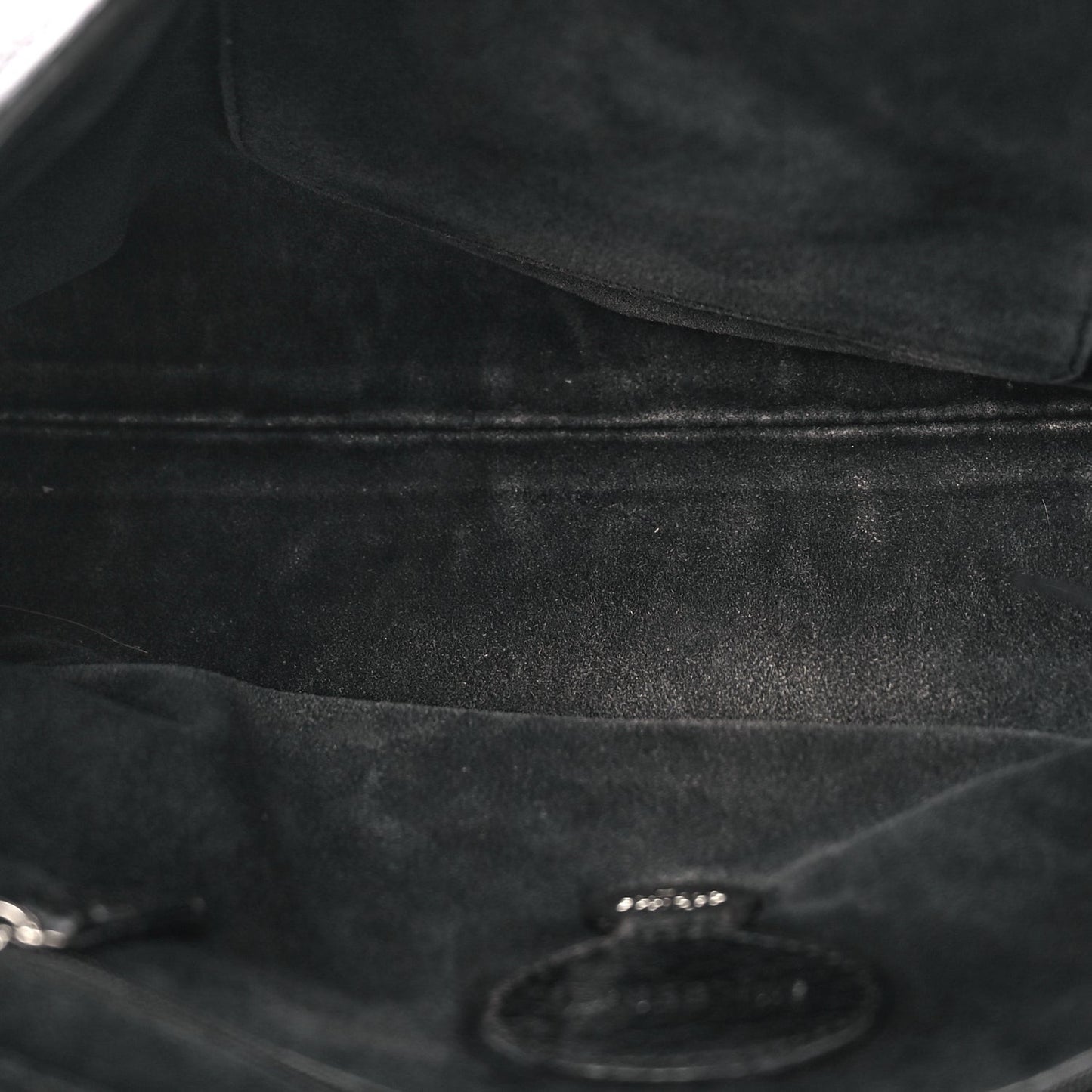 Small Classic Grain Calfskin Medium Lily Black