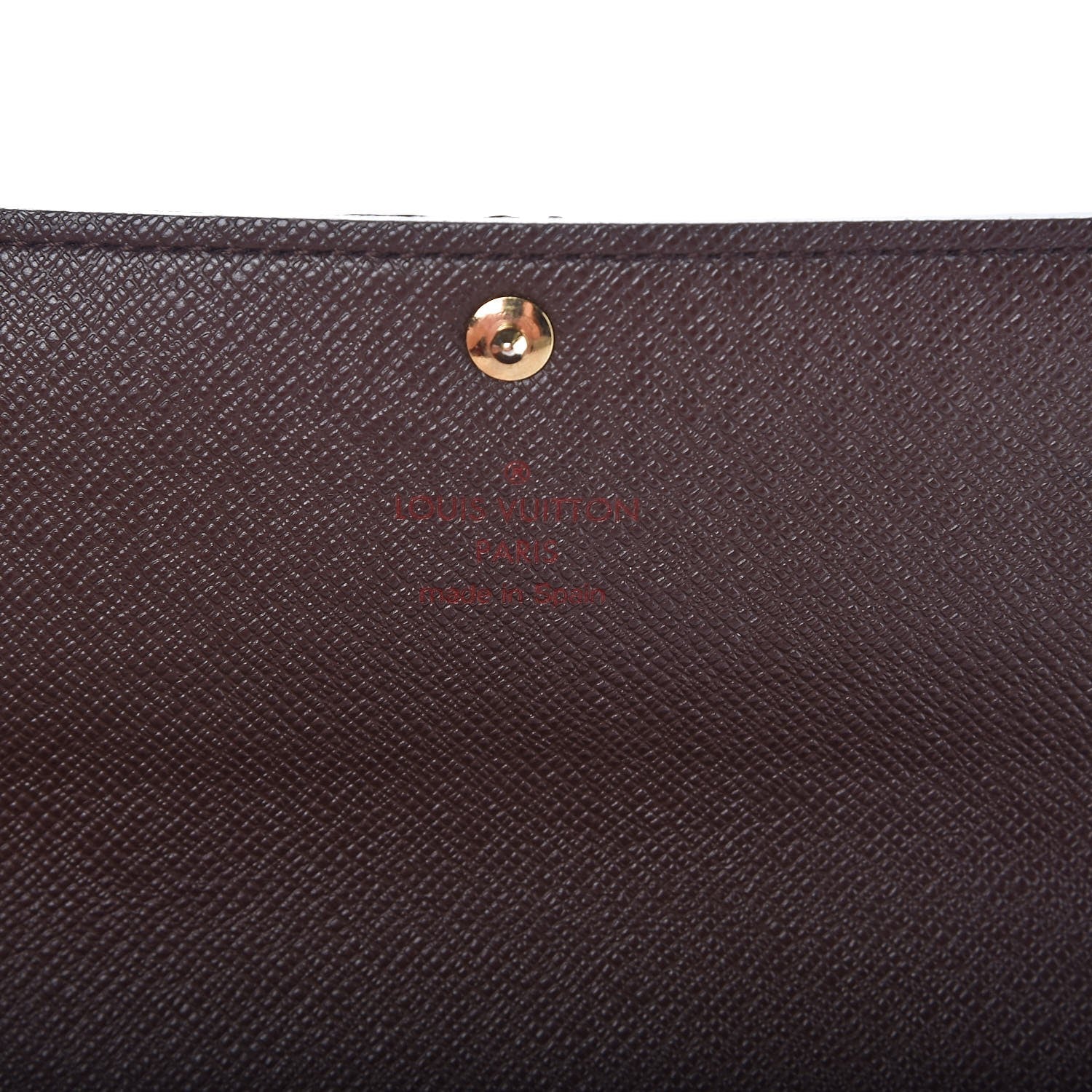 Louis Vuitton Damier Ebene Sarah Wallet 6 of 9