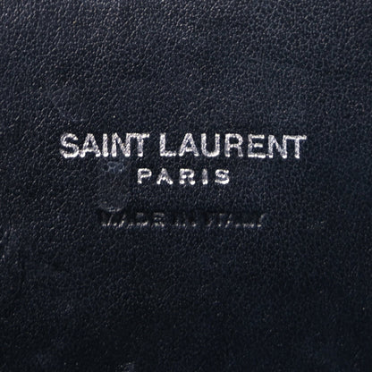 Saint Laurent Calfskin Crocodile Embossed Nano Sac De Jour  Black 6 of 9