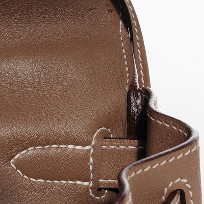 Hermes Swift Kelly Retourne 28 Etoupe 5 of 22