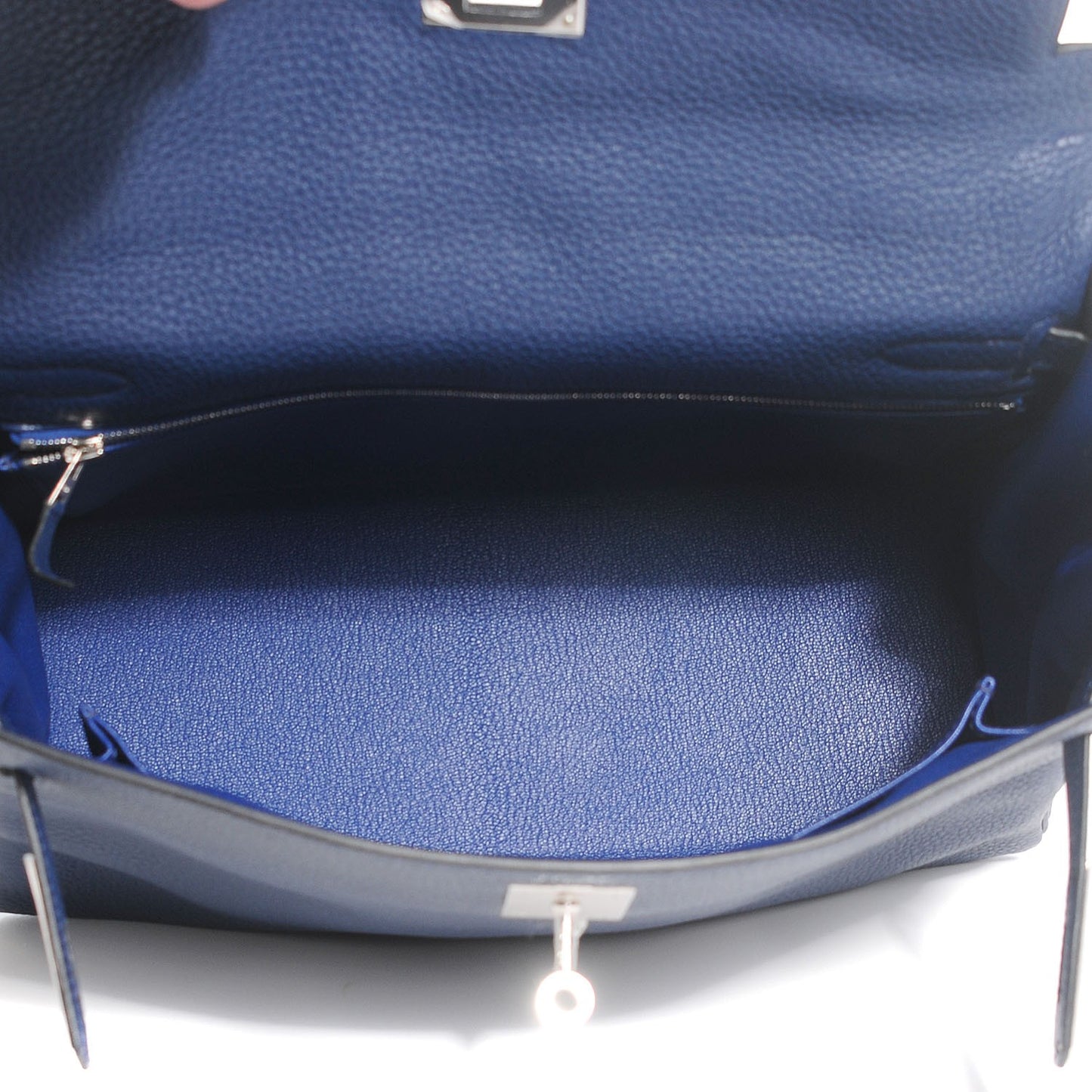 Togo Kelly Retourne 32 Bleu Saphir