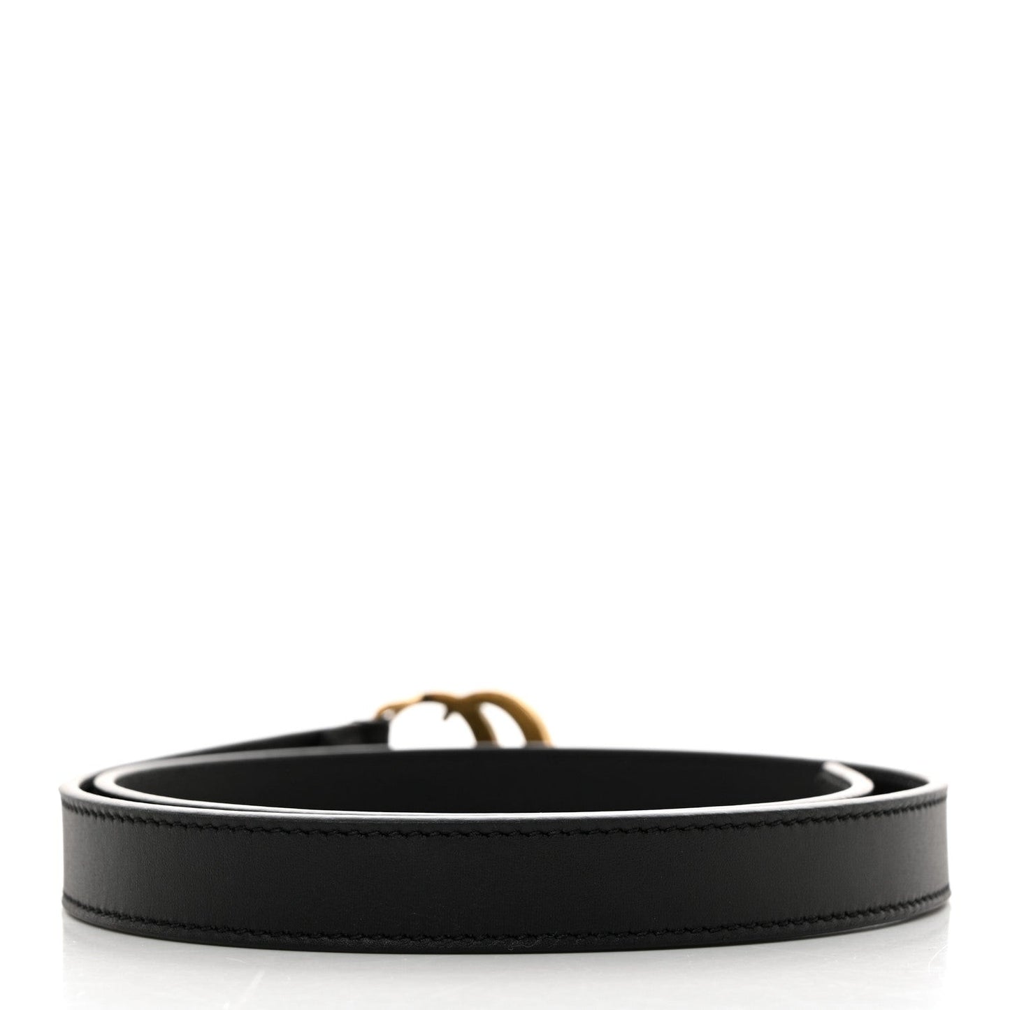 Calfskin Double G 20mm Belt 70 28 Black