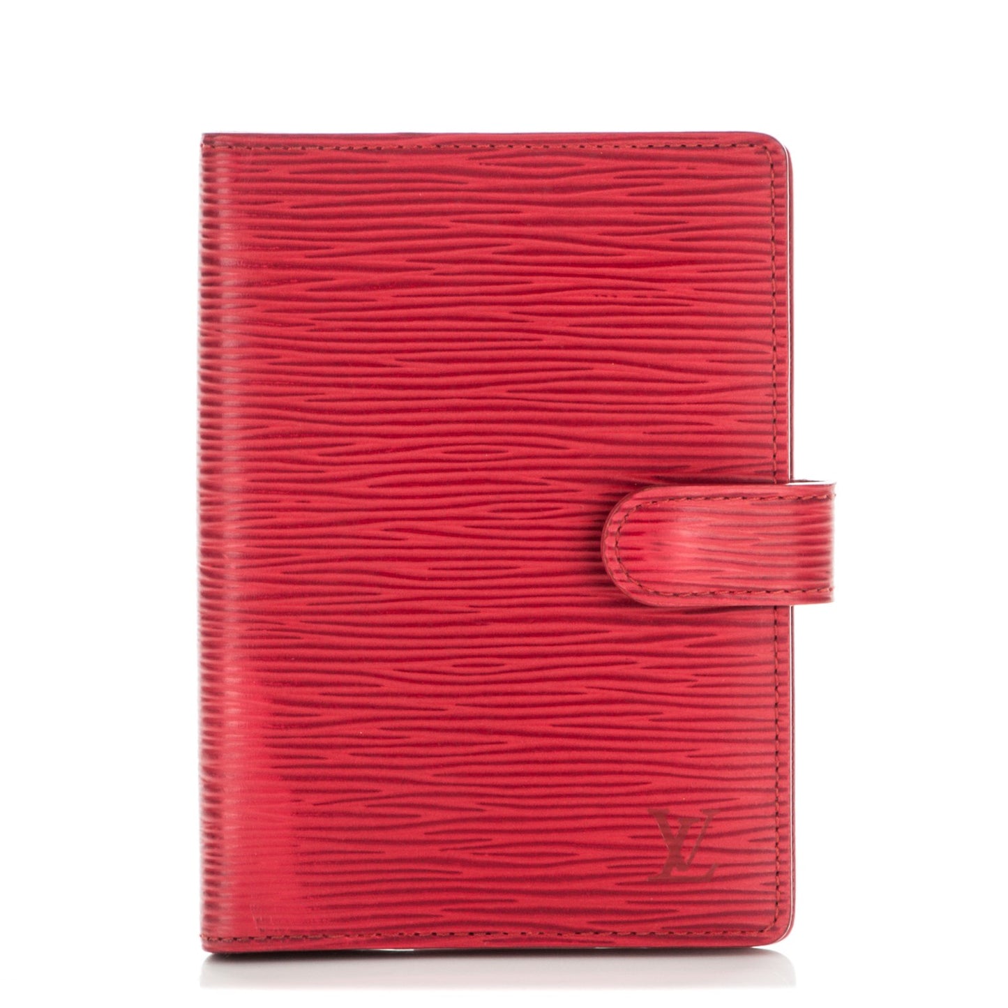 Epi Small Ring Agenda Cover Rouge