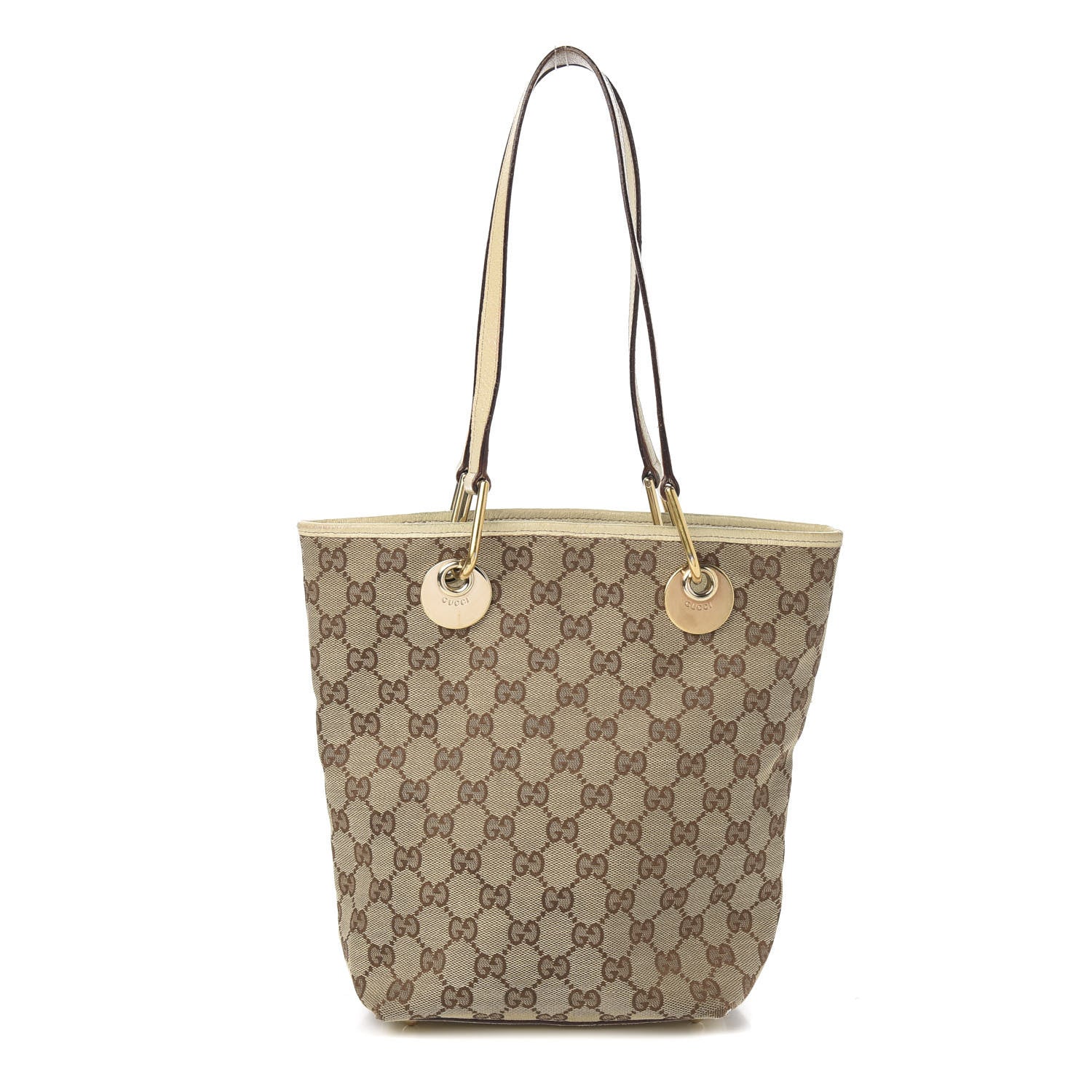 Gucci Monogram Small Eclipse Tote Off White 1 of 14