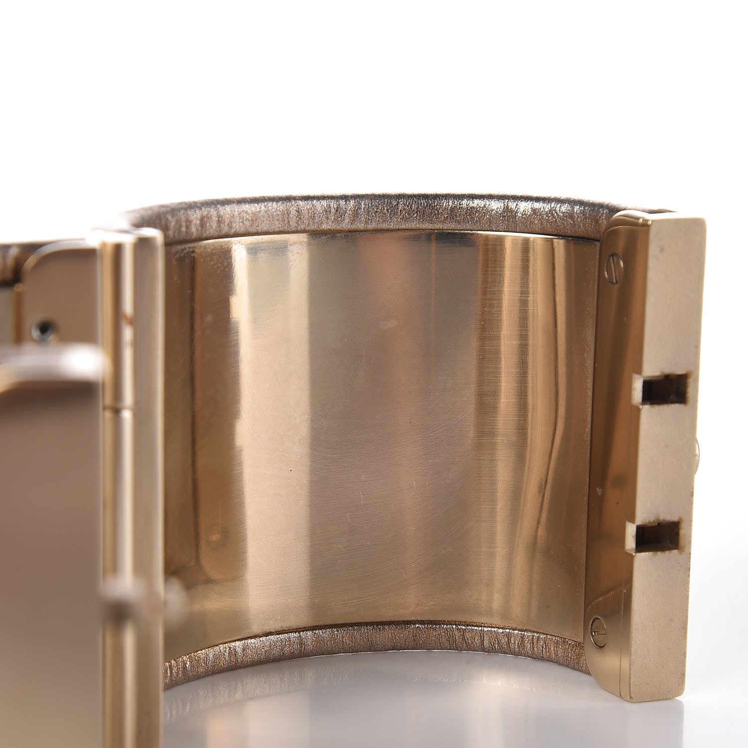 Chanel Metallic Lambskin CC Cuff Gold 6 of 6