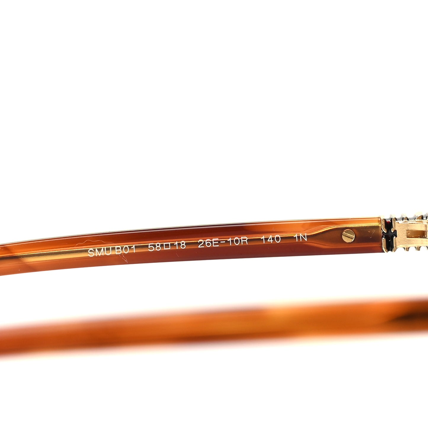 Acetate Pillow Miu Regard Sunglasses SMUB01 Striped Tobacco