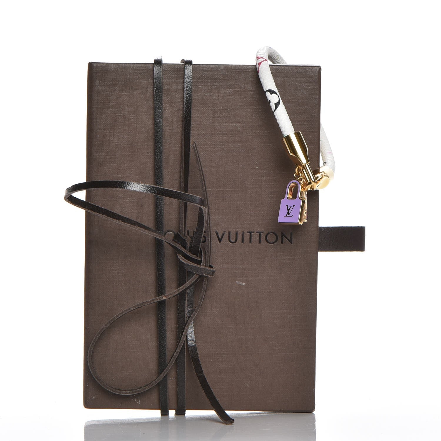 Louis Vuitton Monogram Multicolor Luck It Bracelet 19 White 6 of 6