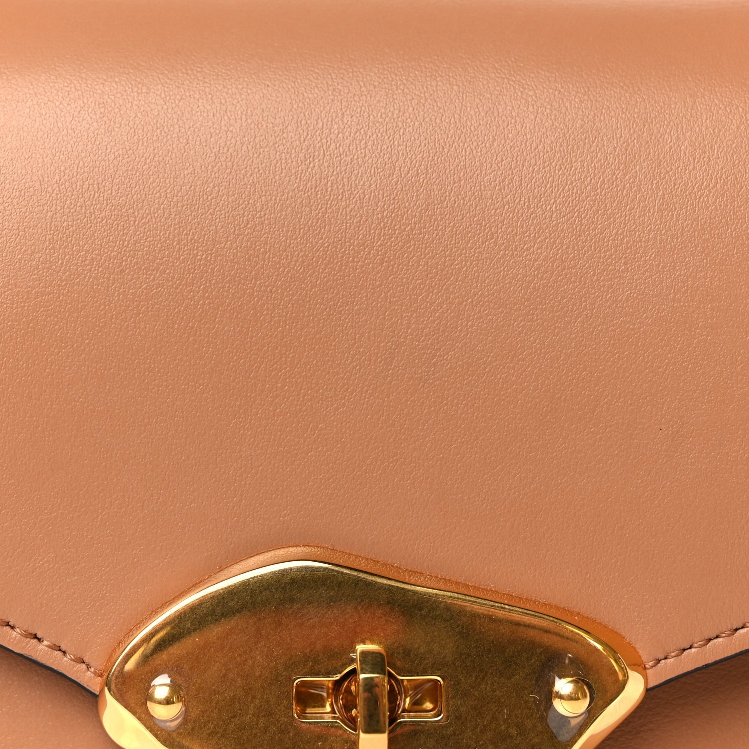 Mulberry High Gloss Calfskin Lana Small Top Handle Sable 6 of 8