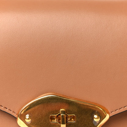 Mulberry High Gloss Calfskin Lana Small Top Handle Sable 6 of 8
