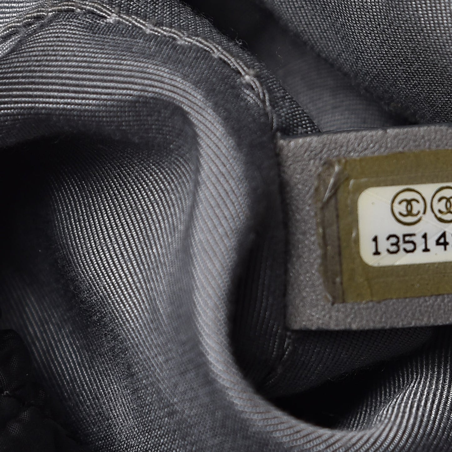 Nylon Patent Quilted CC Tote Black